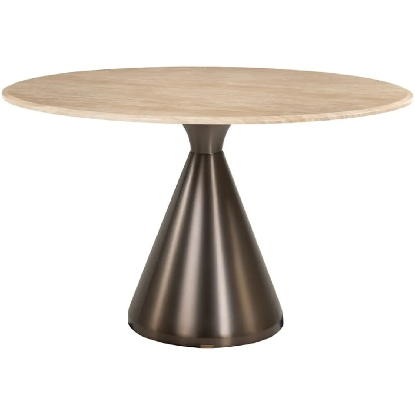 Richmond Eettafel Montgommery Beige Ø130cm