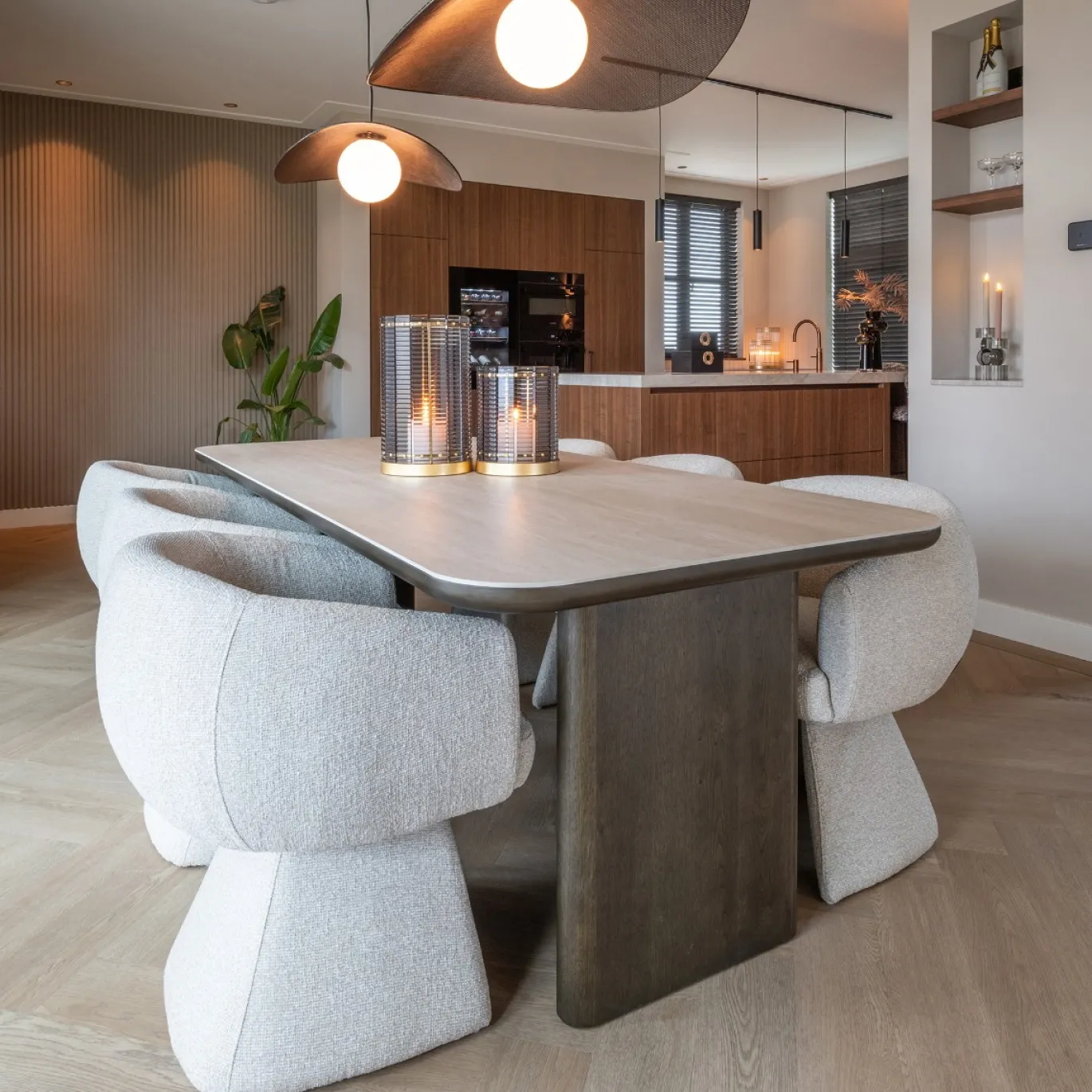 Richmond Eettafel Nando Bruin 230cm