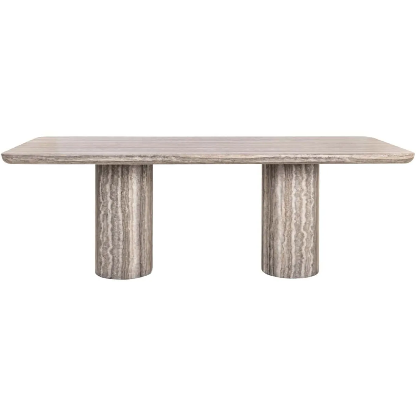 Richmond Eettafel Nebula Grijs 225cm Faux Travertin