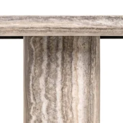 Richmond Eettafel Nebula Grijs 225cm Faux Travertin
