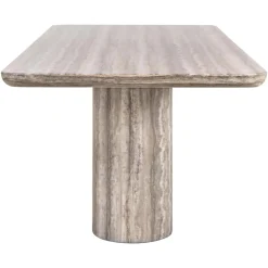 Richmond Eettafel Nebula Grijs 225cm Faux Travertin