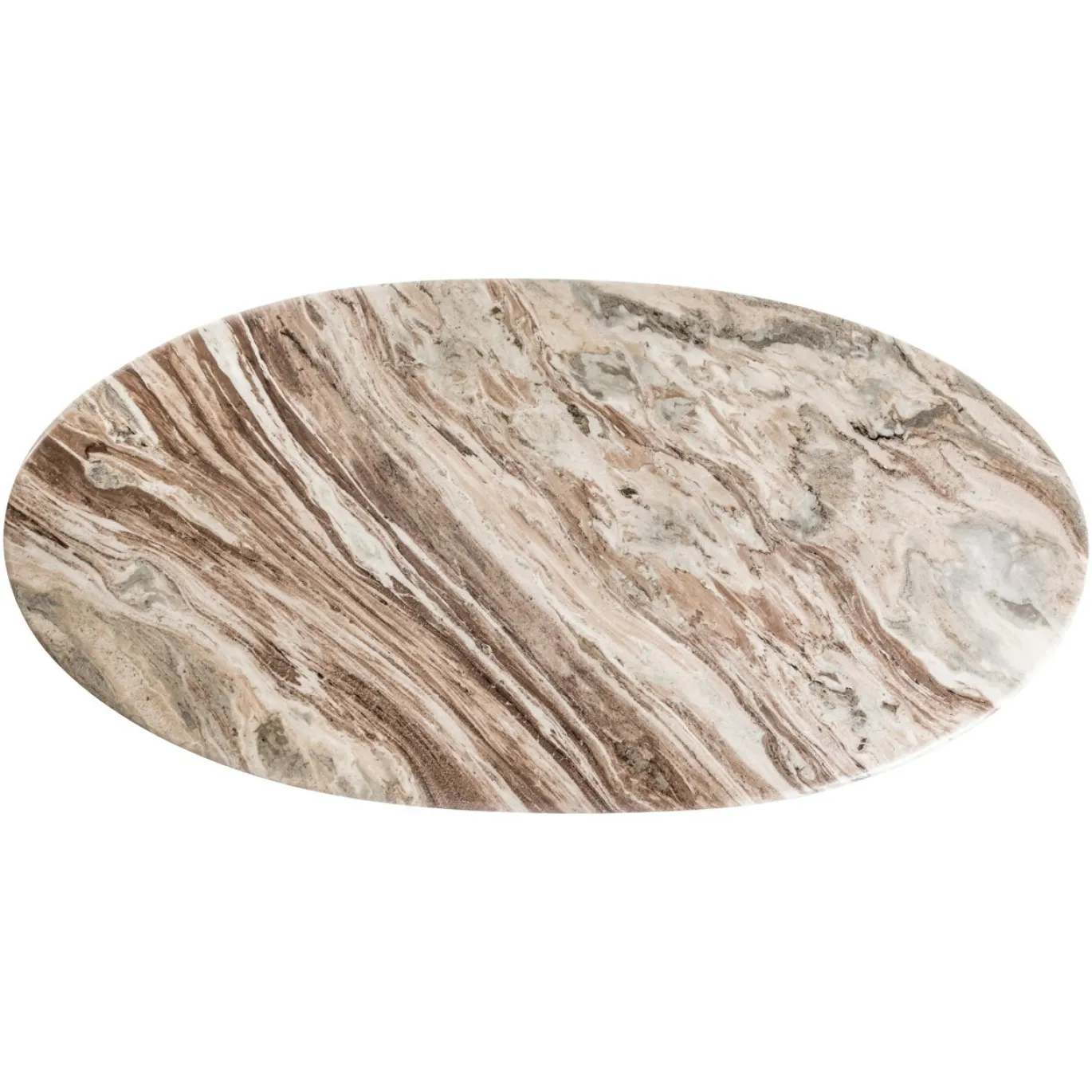 Richmond Eettafel Rasford Donkerbruin Ovaal 200cm