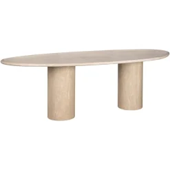 Richmond Eettafel Renaissance Organisch Italiaans Travertin 240cm