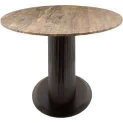 Richmond Eettafel Russo Travertin Ovaal 235cm Cilinderpoot