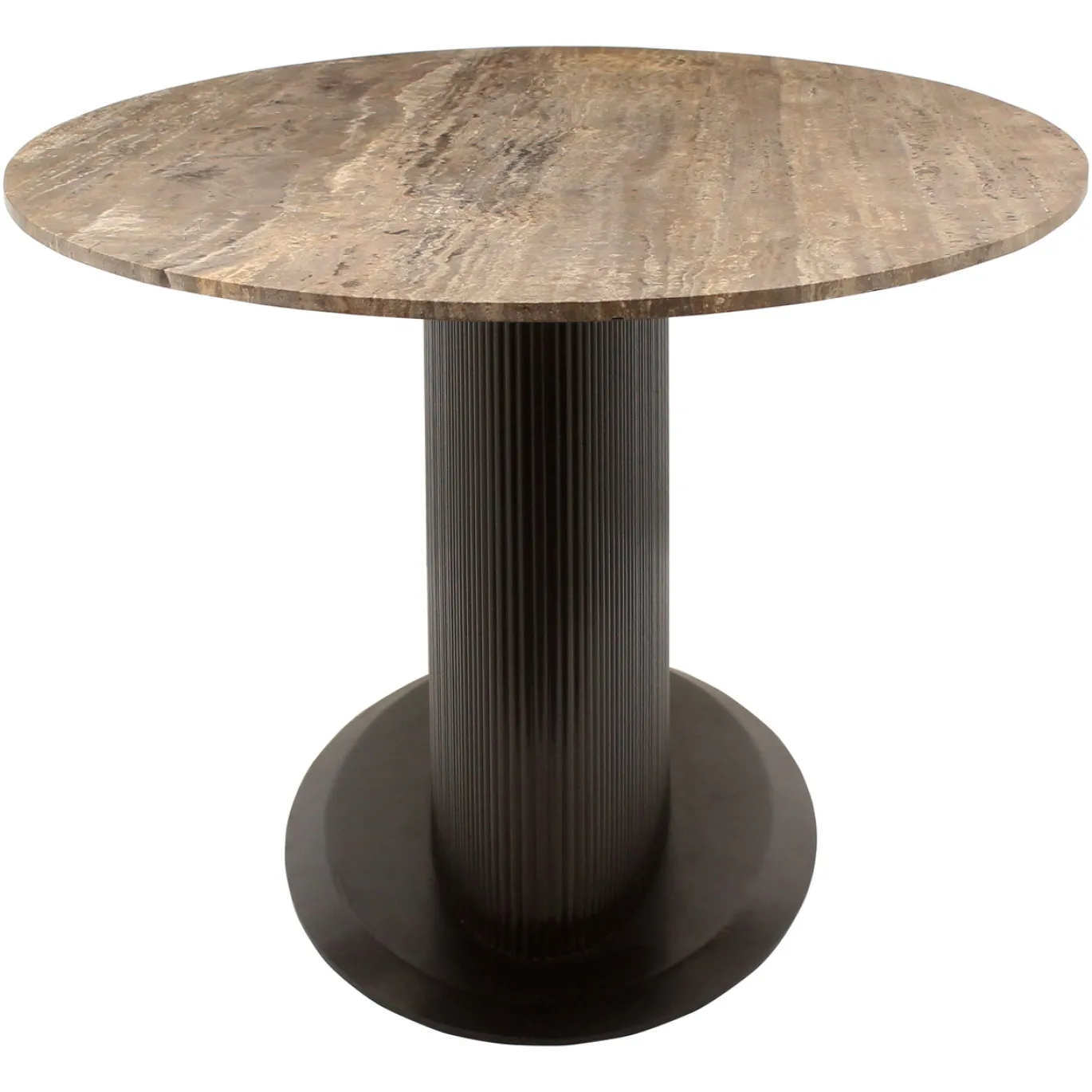 Richmond Eettafel Russo Travertin Ovaal 235cm Cilinderpoot