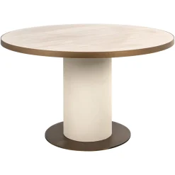 Richmond Eettafel Tivoli Wit ø130cm