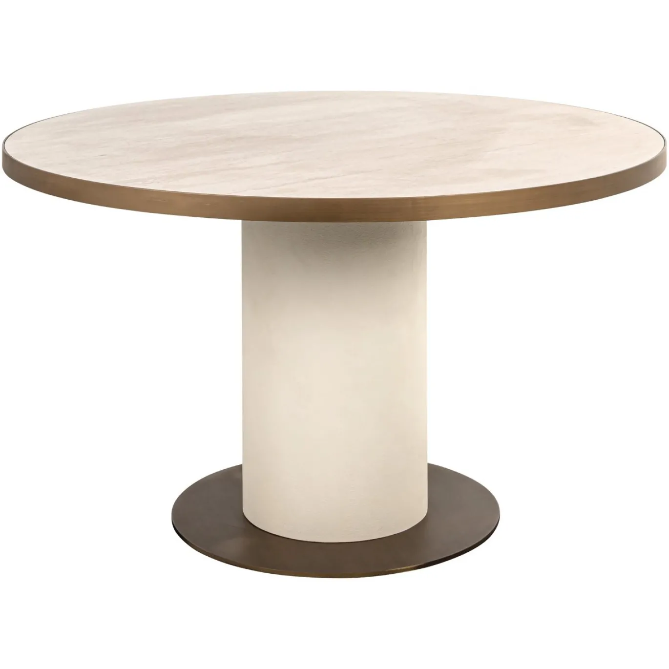 Richmond Eettafel Tivoli Wit ø130cm