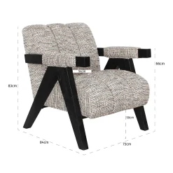 Richmond Fauteuil Clover Trendy Naturel