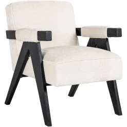 Richmond Fauteuil Cooper Wit Chenille