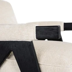 Richmond Fauteuil Cooper Wit Chenille