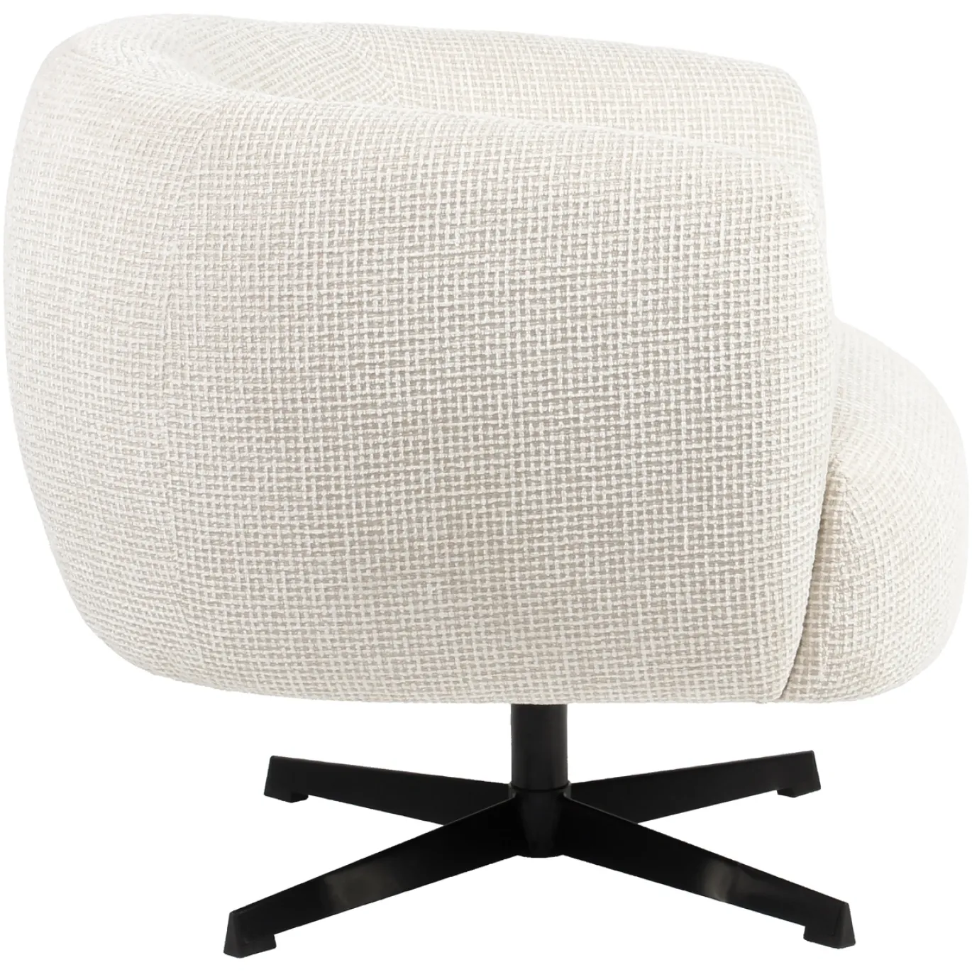 Richmond Fauteuil Estelle Beige Blockweave Draaibaar