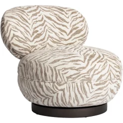 Richmond Fauteuil Jace Beige Tiger Draaibaar