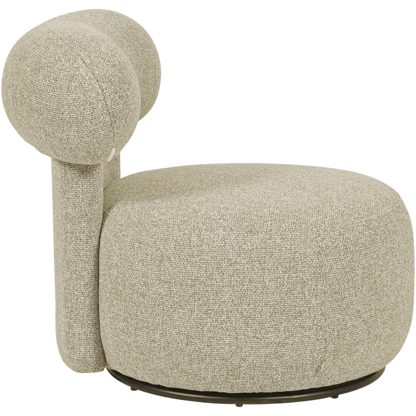 Richmond Fauteuil Kaya Greige Draaibaar