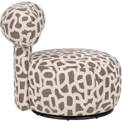 Richmond Fauteuil Kaya Weave Bruin Draaibaar
