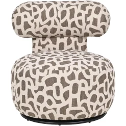 Richmond Fauteuil Kaya Weave Bruin Draaibaar
