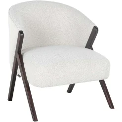 Richmond Fauteuil Mia Bouclé Wit