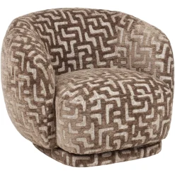 Richmond Fauteuil Negreslo Bruin Labyrint