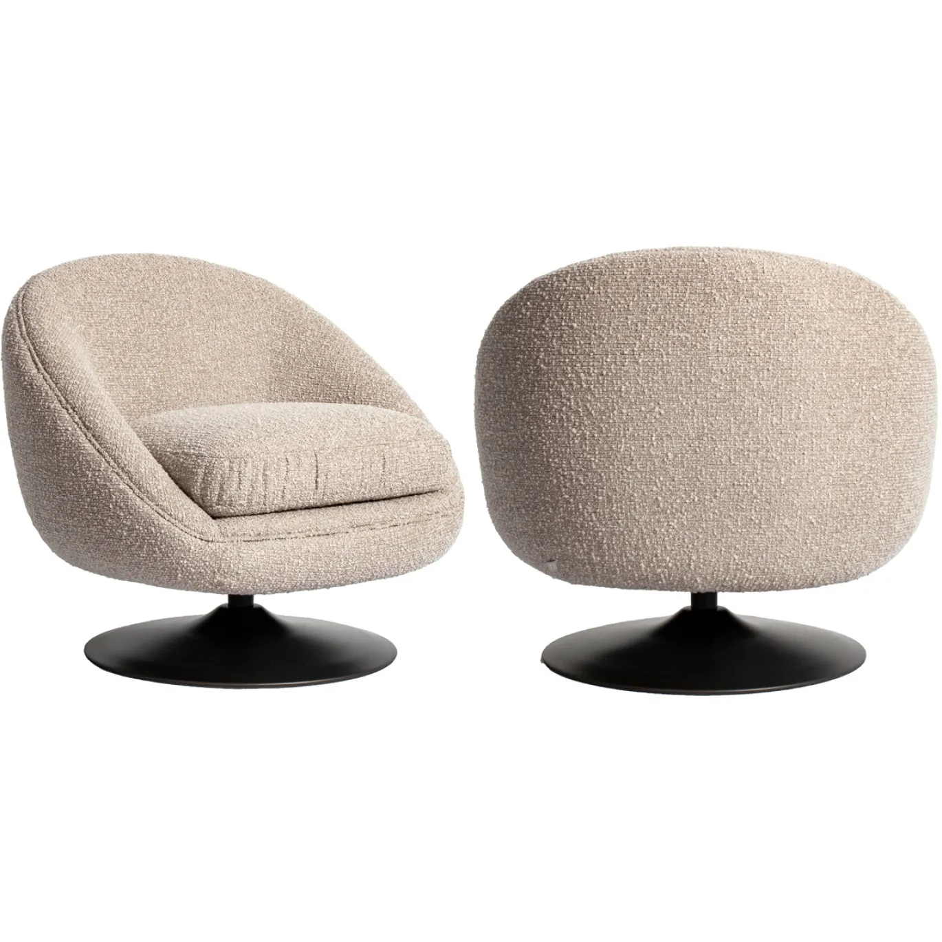 Richmond Fauteuil Nodo Naturel Chunky Draaibaar