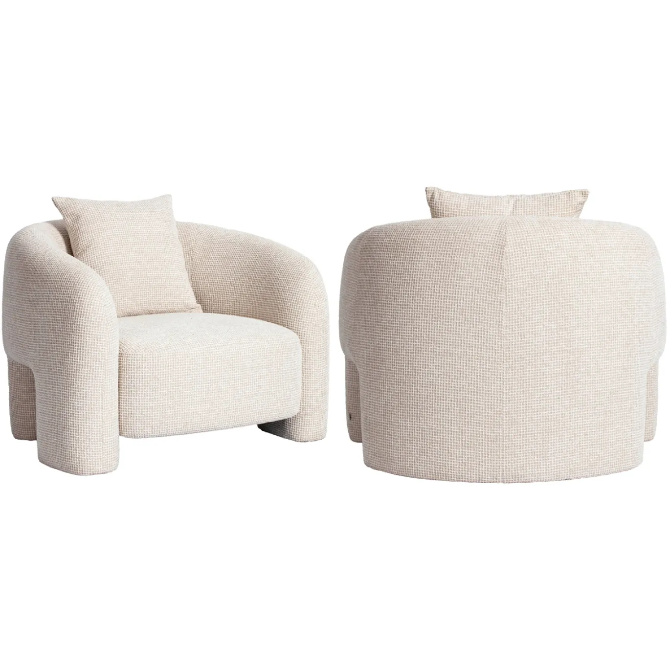 Richmond Fauteuil Tuscany Beige Blockweave