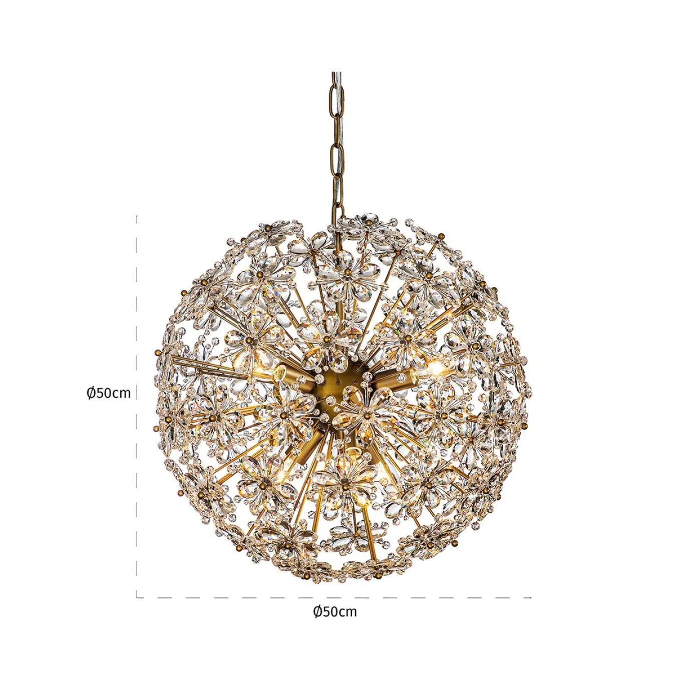 Richmond Hanglamp Cyntha Brons Ø50cm