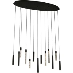 Richmond Hanglamp Oxley Zwart 13-Lichts