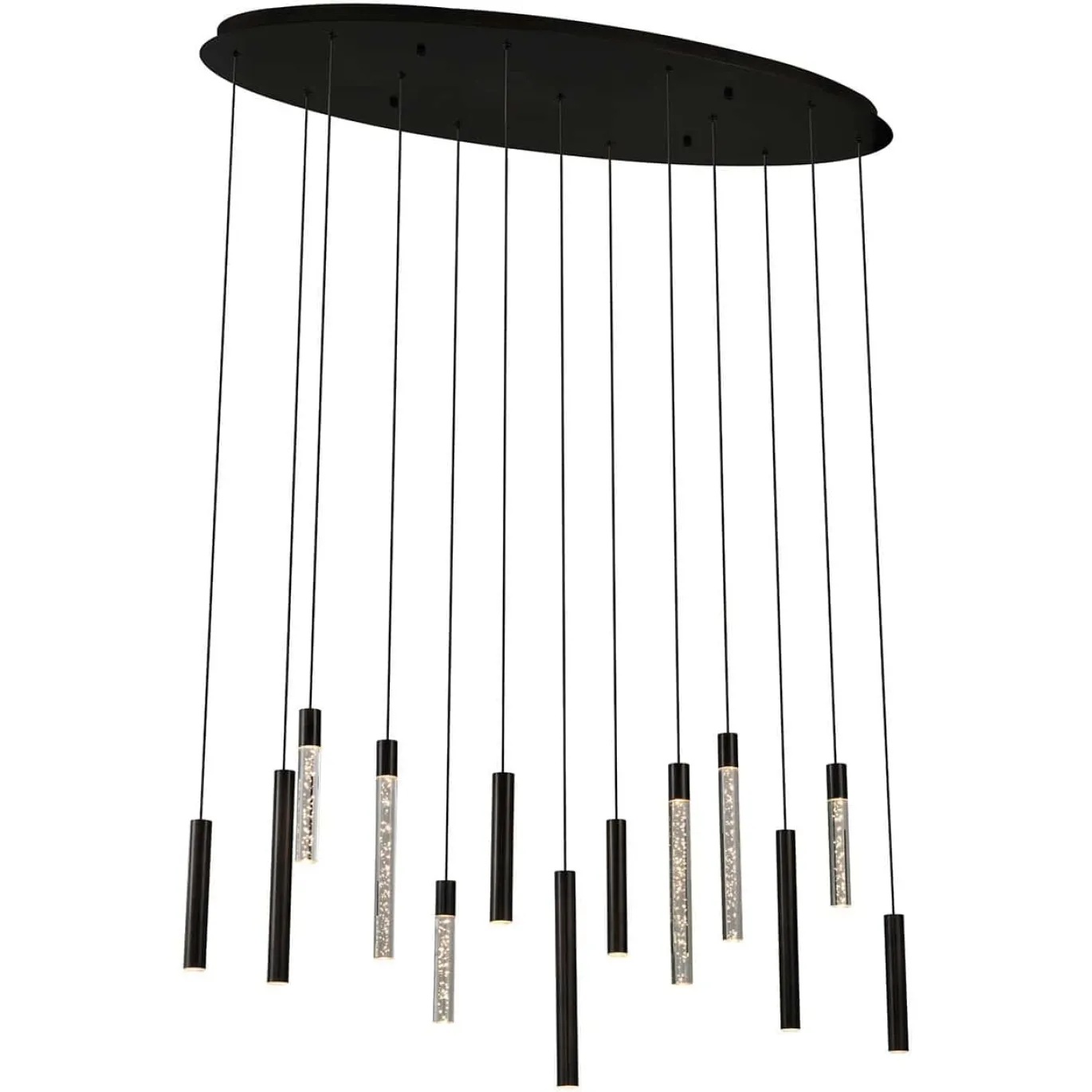 Richmond Hanglamp Oxley Zwart 13-Lichts