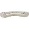 Richmond Hoekbank Gianelle Naturel Chunky
