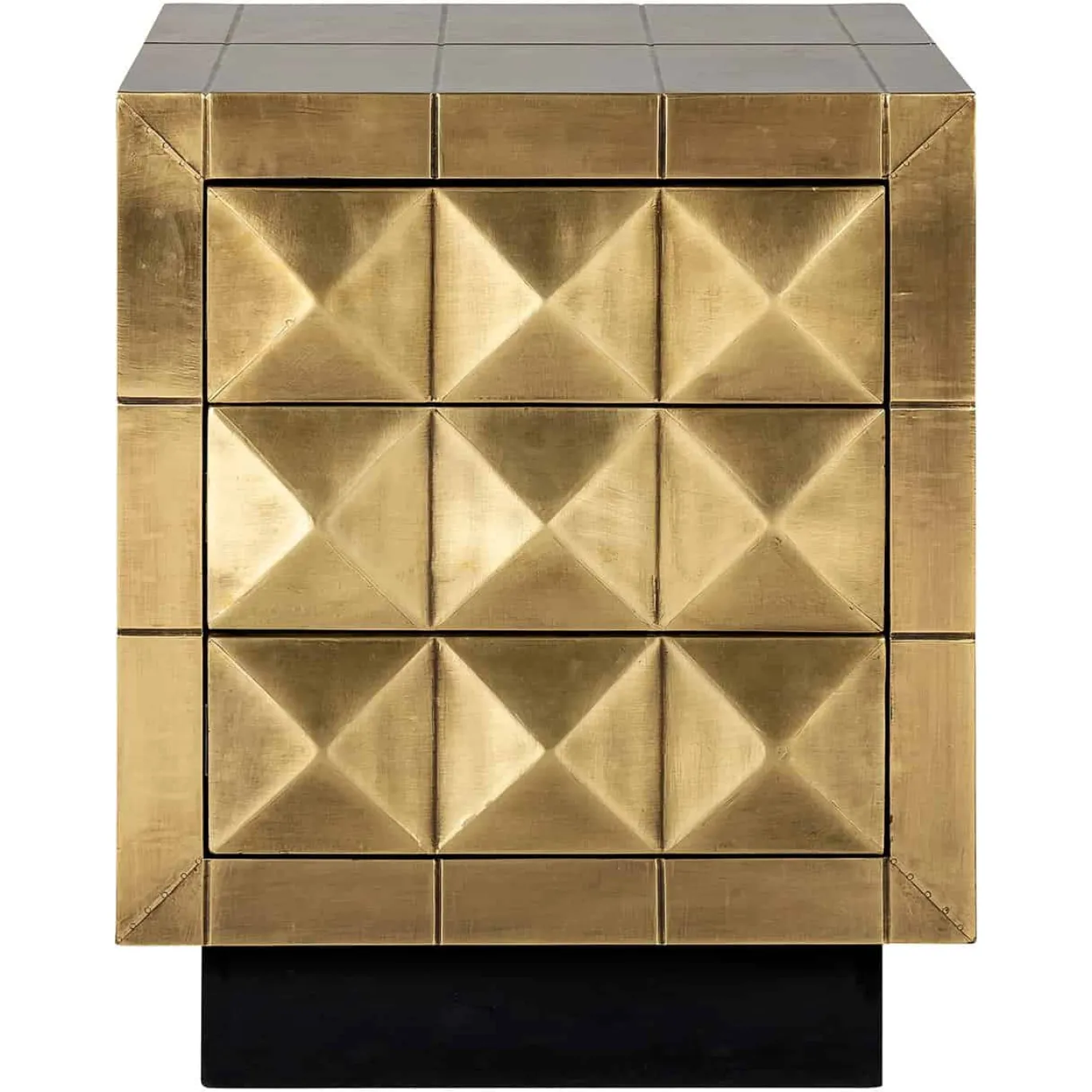 Richmond Ladenkast Collada 3-Laden Brushed Goud