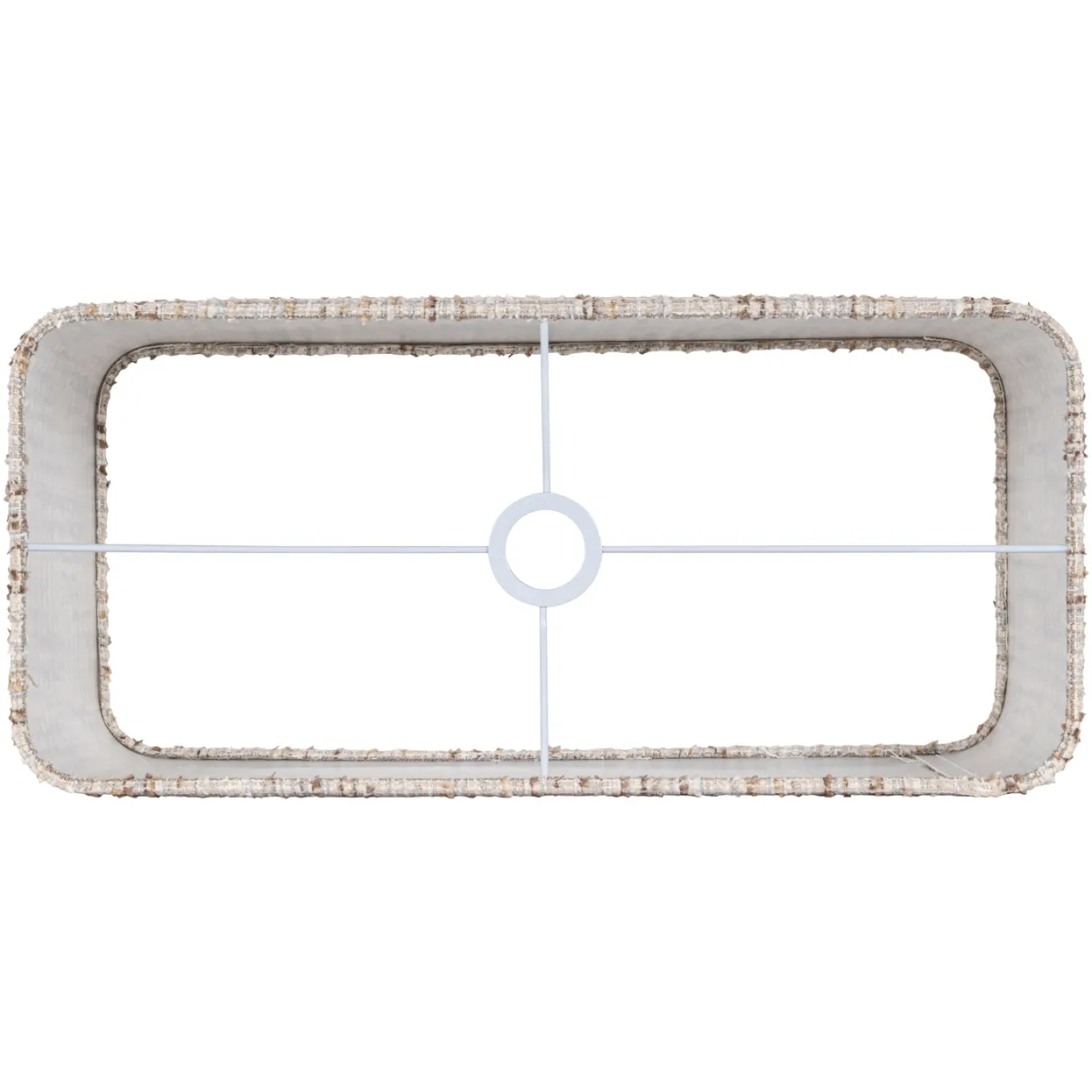 Richmond Lampenkap Filou Cream Coco Rechthoek 55cm