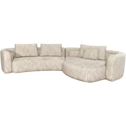 Richmond Loungebank Angusto Naturel Softweave Lounge Rechts