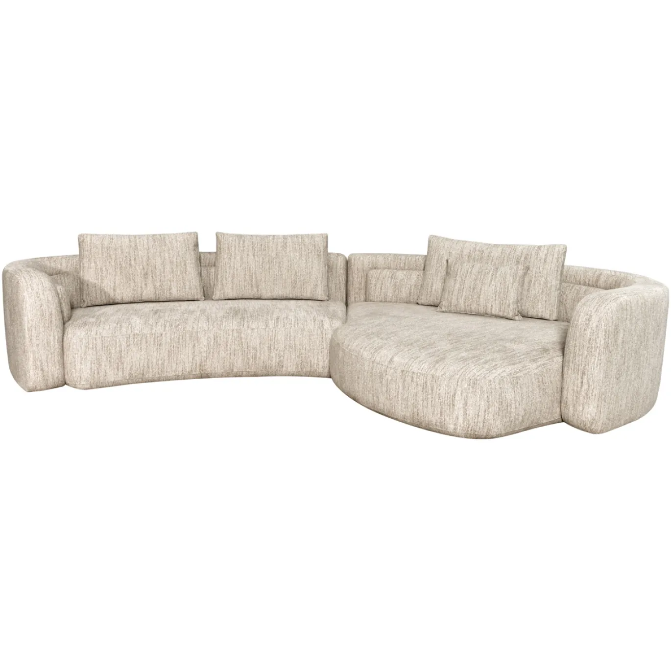 Richmond Loungebank Angusto Naturel Softweave Lounge Rechts