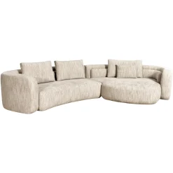 Richmond Loungebank Angusto Naturel Softweave Lounge Rechts