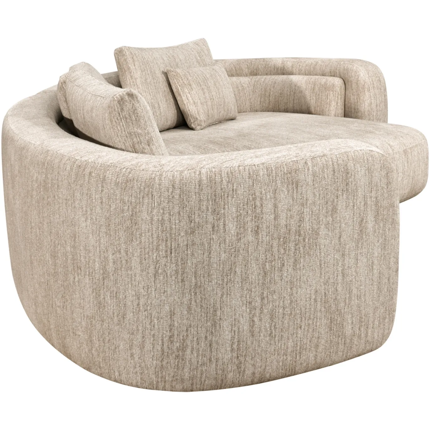 Richmond Loungebank Angusto Naturel Softweave Lounge Rechts