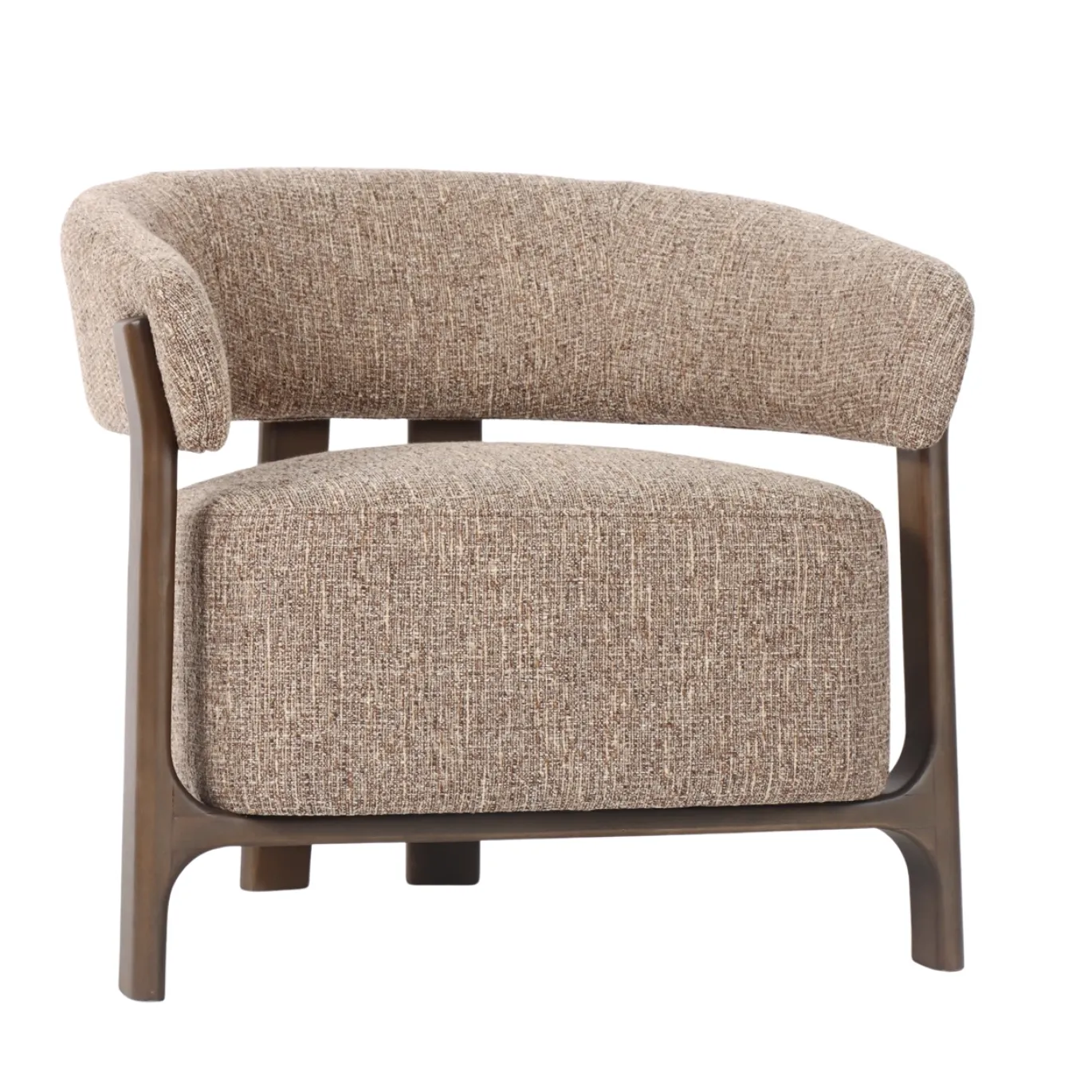 Richmond Lounge Stoel Dalara Bruin Tweed