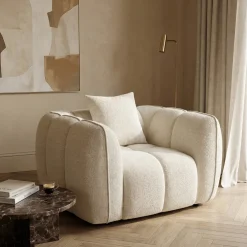 Richmond Lounge Stoel Jezebel Cream Fancy