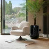Richmond Lounge Stoel Kagney Biscotti Swivel