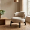 Richmond Lounge Stoel Ornella Beige Angora