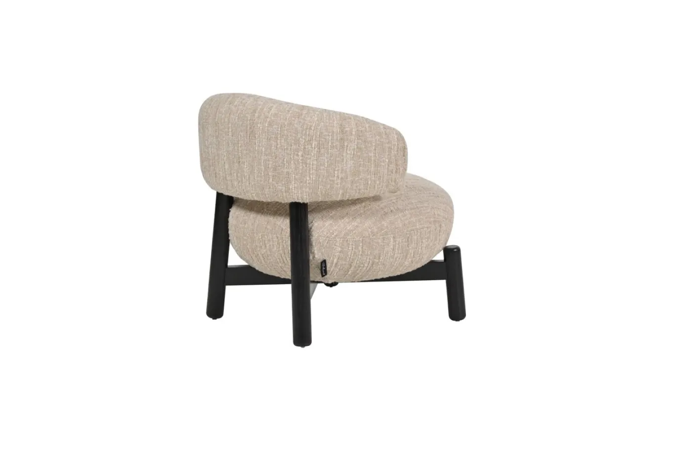 Richmond Lounge Stoel Ornella Beige Angora