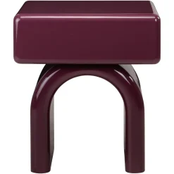 Richmond Nachtkastje Bennet Burgundy 1-Lade