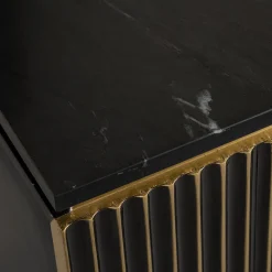 Richmond Nachtkastje Les Arcs 1-Deur Brass