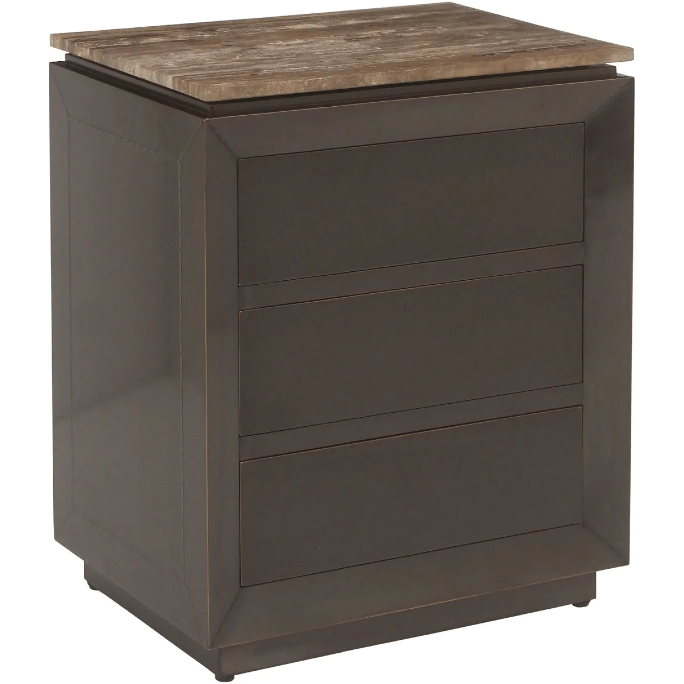 Richmond Nachtkastje Russo Ash Brown 3-Lades