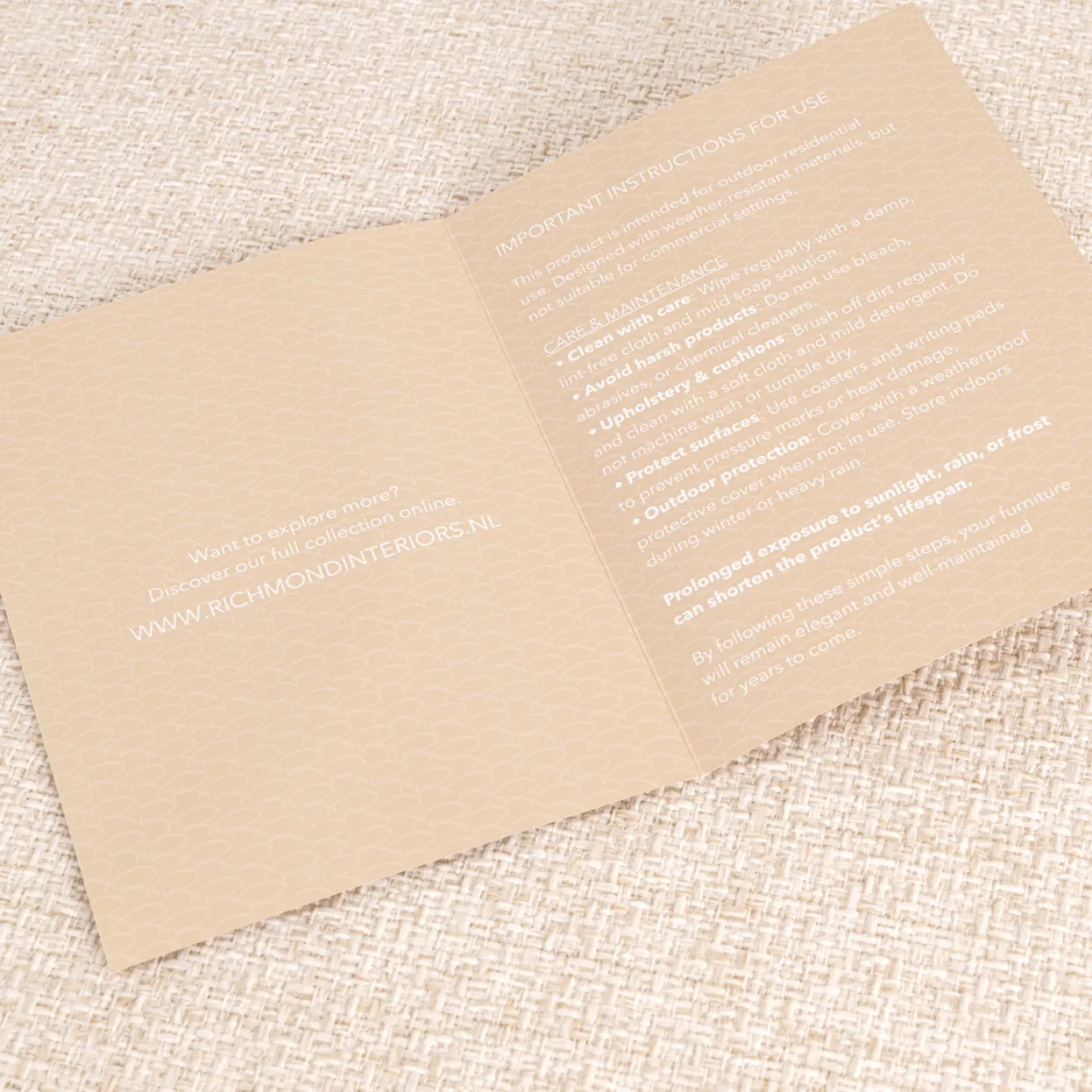 Richmond Outdoor Hoekbank Dawson Beige Alpine