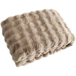 Richmond Plaid Nordic Plush Beige 200x300cm