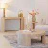 Richmond Salontafel Biltmore Rond Italiaans Travertin