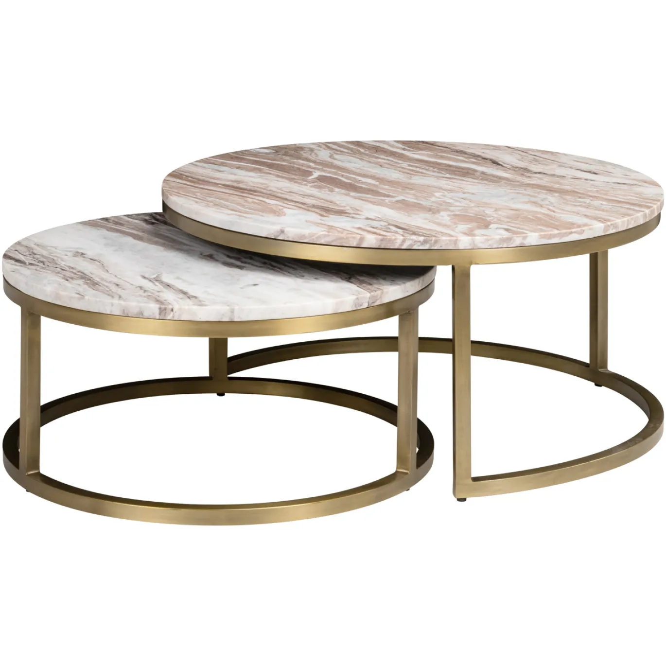 Richmond Salontafel Bottega Blush Beige Set Van 2