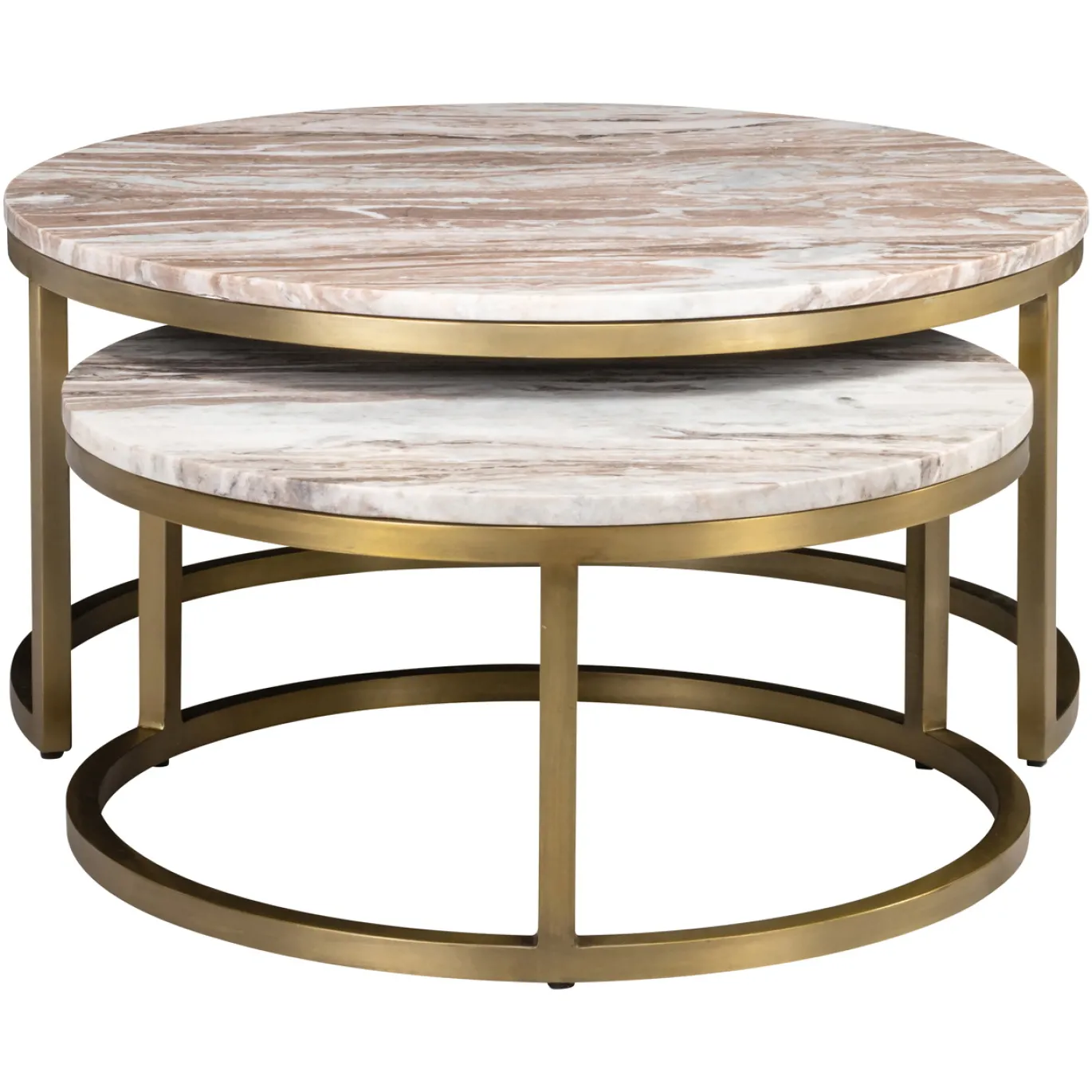 Richmond Salontafel Bottega Blush Beige Set Van 2
