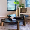 Richmond Salontafel Brody Zwart Set van 2