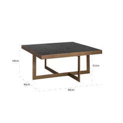 Richmond Salontafel Cambon Dark Coffee