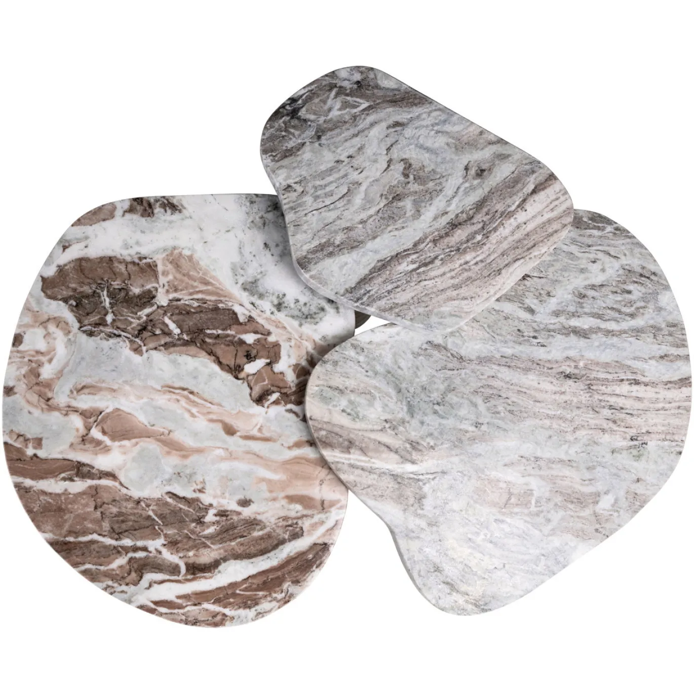 Richmond Salontafel Camino Blush Beige Set Van 3