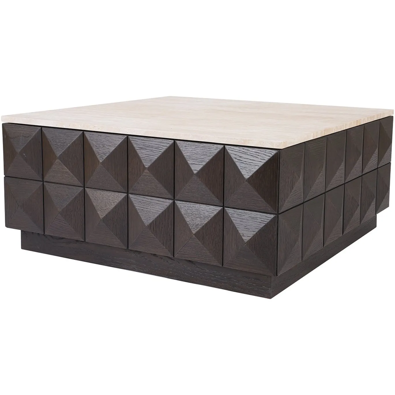 Richmond Salontafel Claremont Bruin 90x90cm
